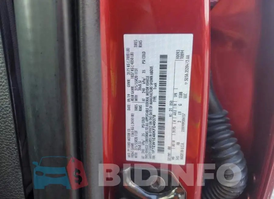 1FTEW1E48KFD49378 Photo# 13