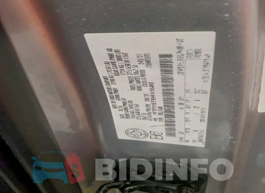 1FTFX1EF5HFA16485 Photo# 12