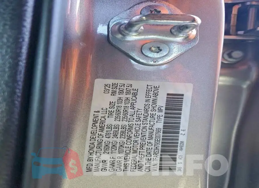 7FARS3H79SE007669 Photo# 13