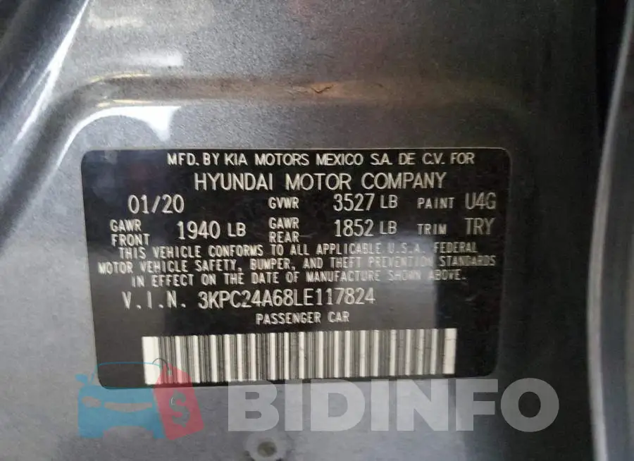 3KPC24A68LE117824 Photo# 12