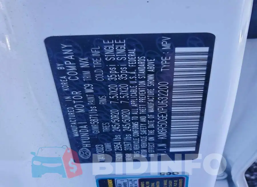KM8R5DGEXPU632200 Photo# 13