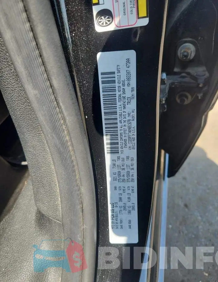 1C6SRFFT4KN651678 Photo# 12