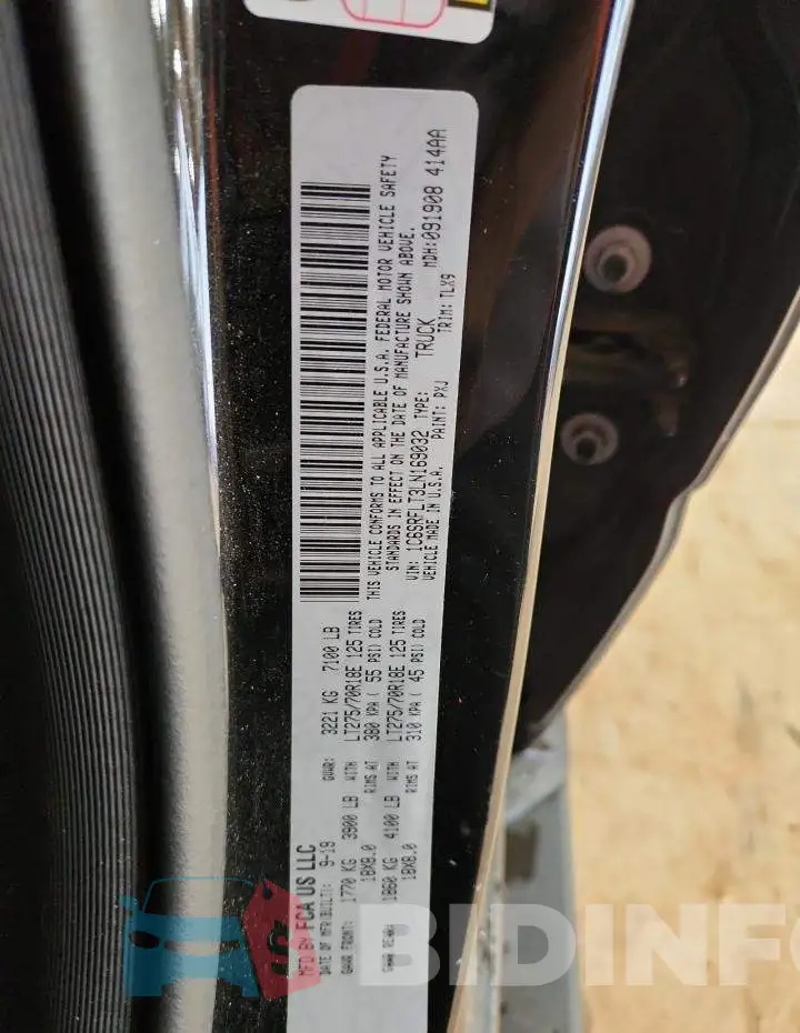 1C6SRFLT3LN169032 Photo# 12