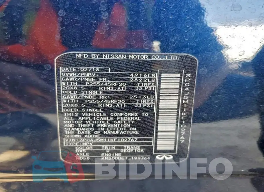 3PCAJ5M11KF102767 Photo# 13