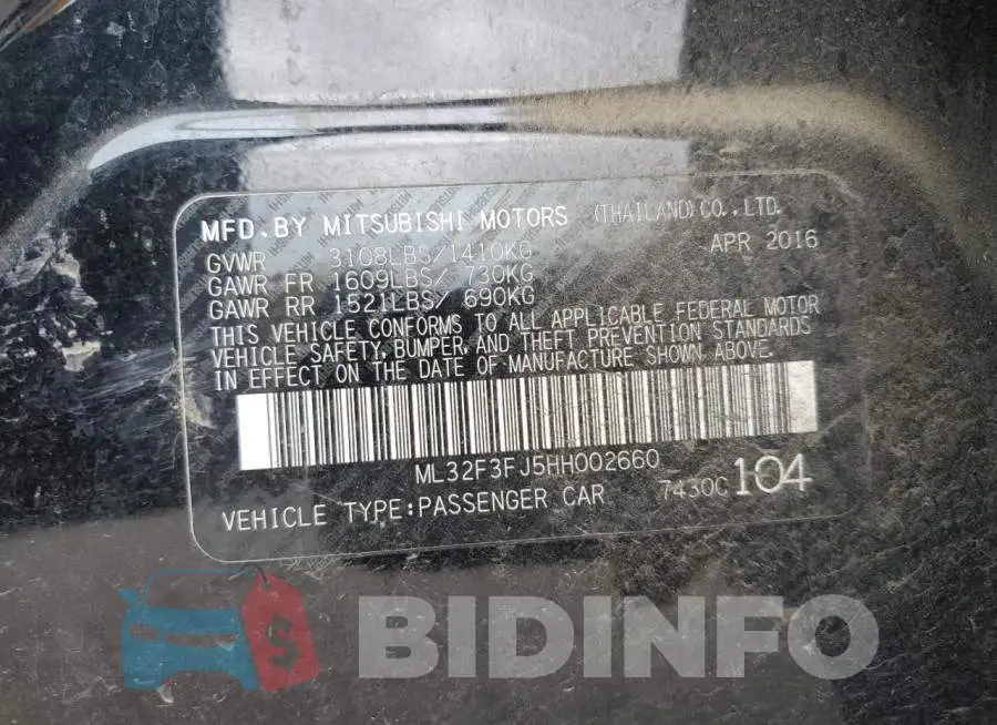 ML32F3FJ5HH002660 Photo# 12