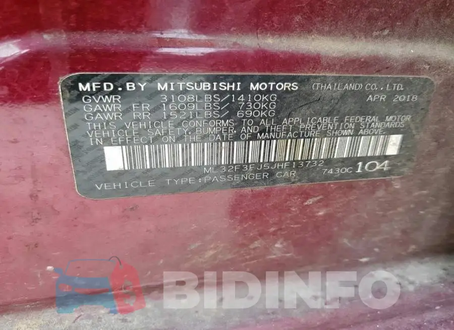 ML32F3FJ5JHF13732 Photo# 13