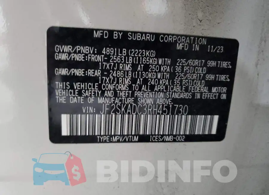 JF2SKADC3RH451730 Photo# 12