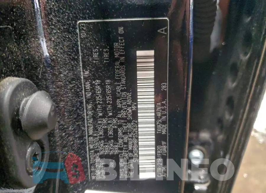 5TDKDRBH8PS526372 Photo# 13