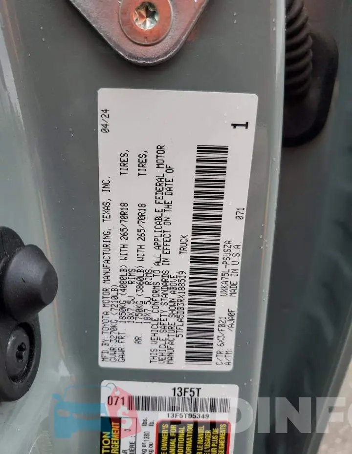 5TFLA5DB3RX188519 Photo# 12