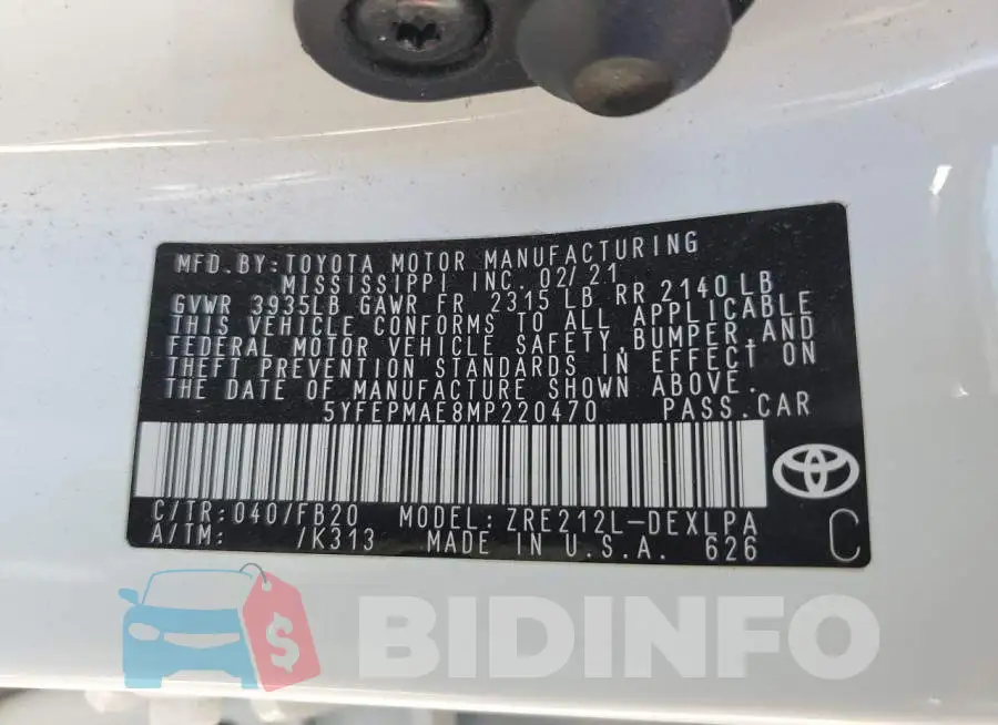 5YFEPMAE8MP220470 Photo# 12