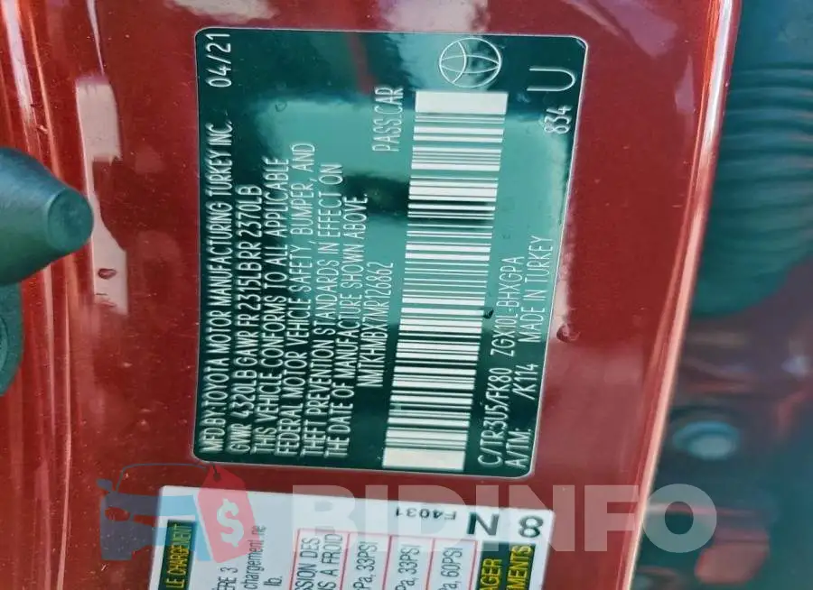 NMTKHMBX7MR126862 Photo# 12