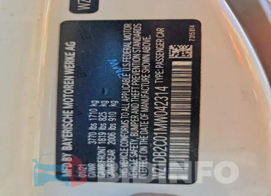 WZ1DB2C01MW042314 Photo# 12