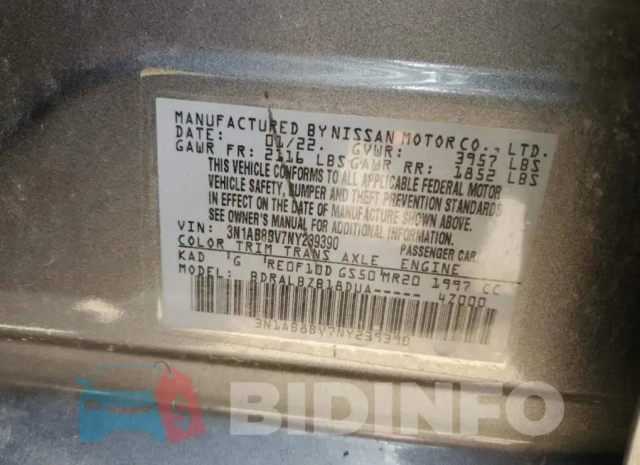 3N1AB8BV7NY239390 Photo# 12