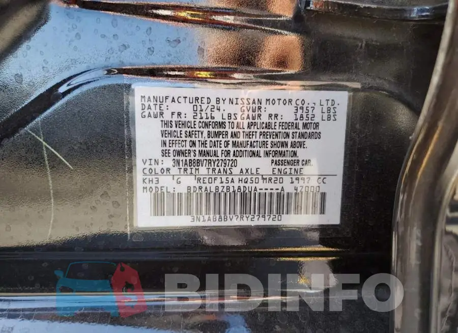 3N1AB8BV7RY279720 Photo# 12