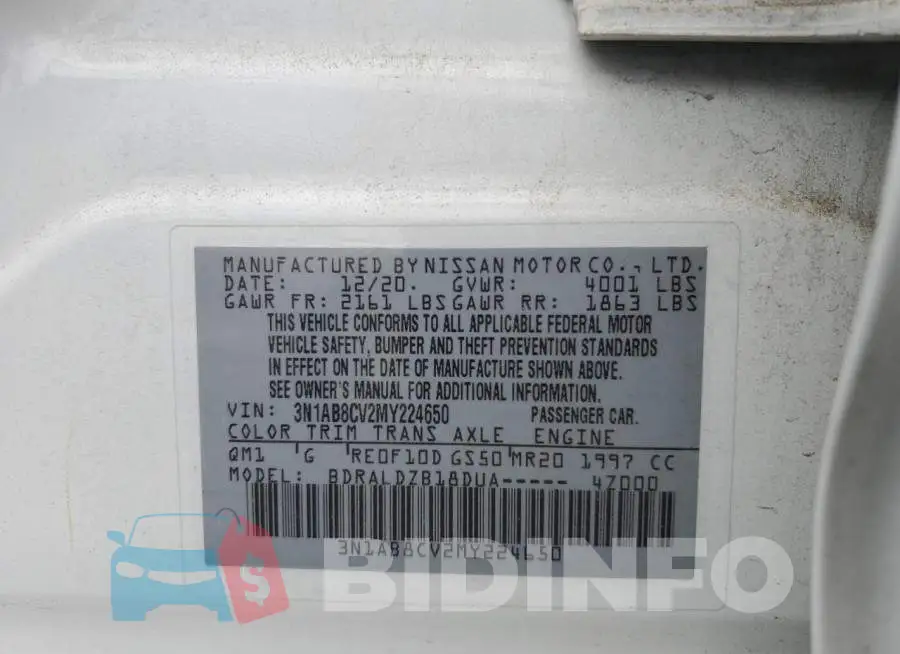 3N1AB8CV2MY224650 Photo# 12