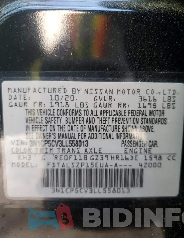 3N1CP5CV3LL558013 Photo# 13