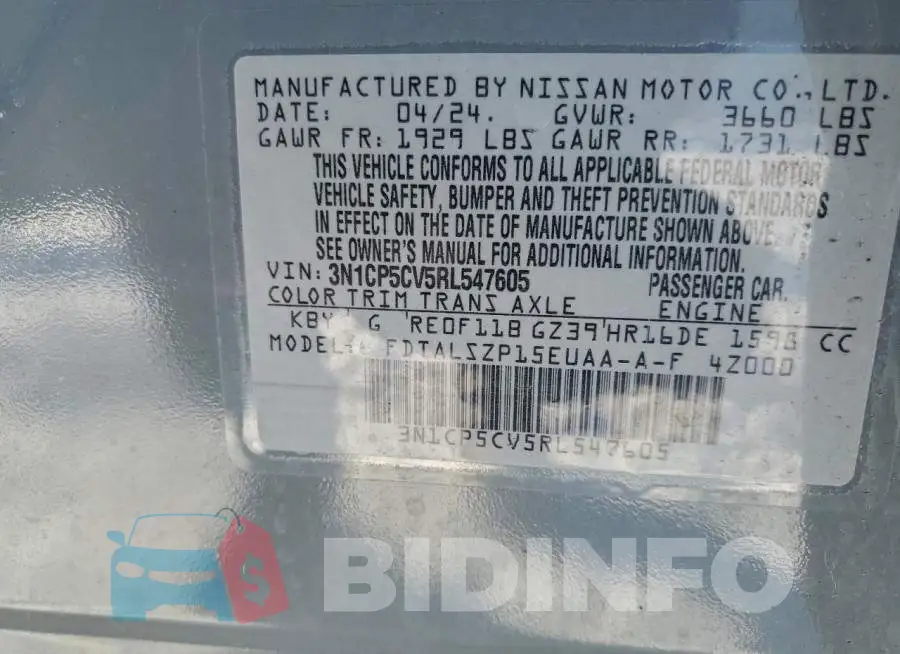 3N1CP5CV5RL547605 Photo# 13
