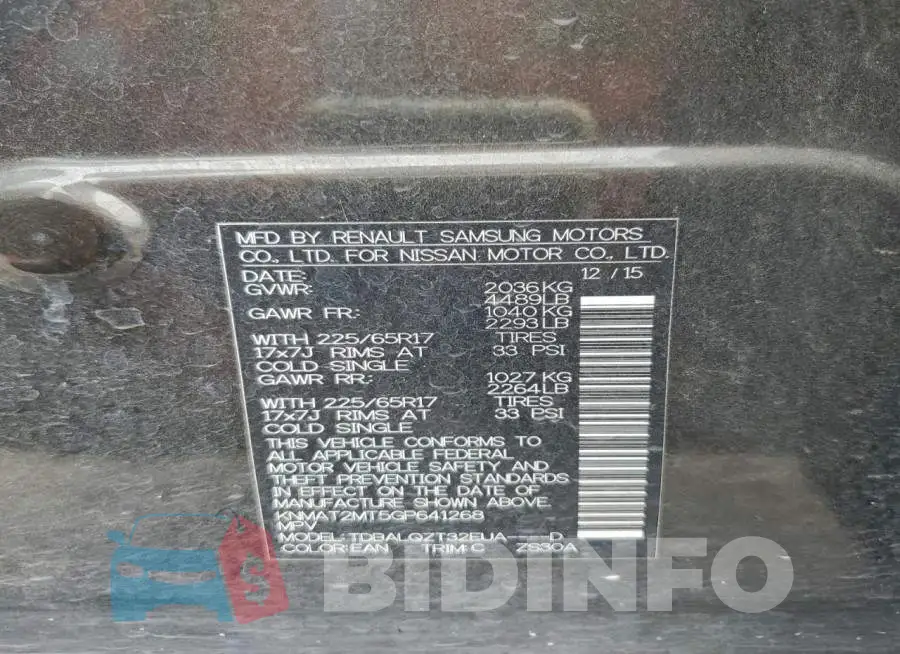 KNMAT2MT5GP641268 Photo# 13