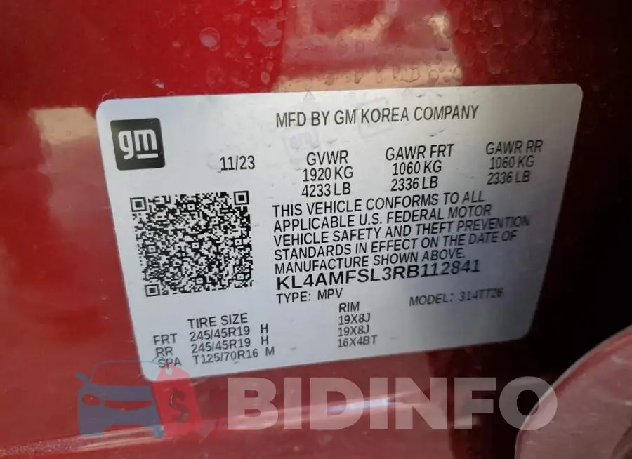 KL4AMFSL3RB112841 Photo# 13