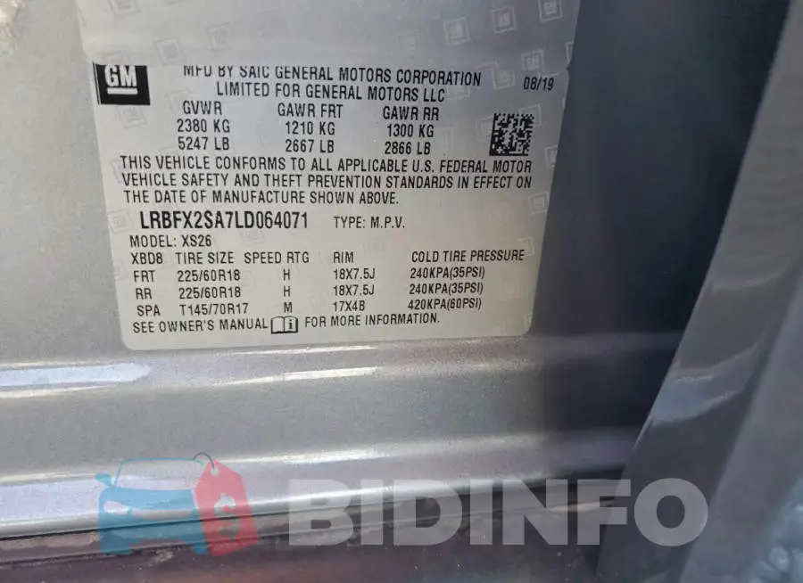 LRBFX2SA7LD064071 Photo# 13