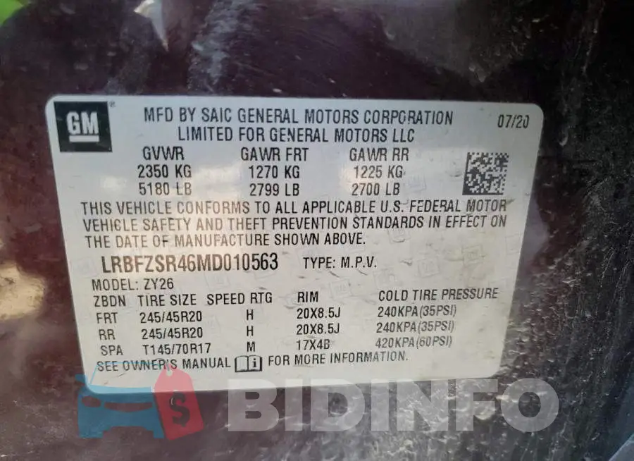 LRBFZSR46MD010563 Photo# 13