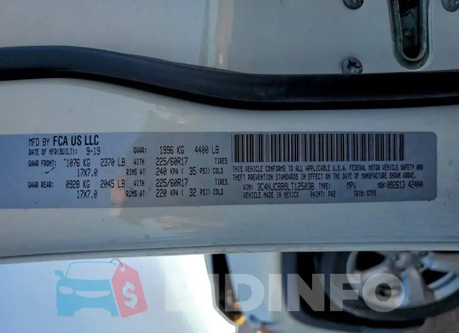 3C4NJCBB9LT125038 Photo# 13