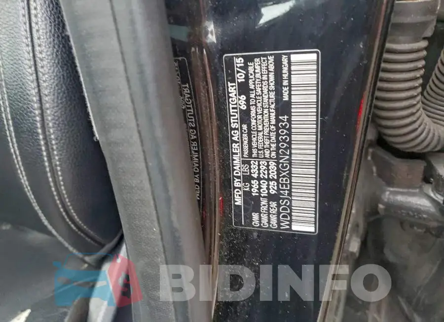 WDDSJ4EBXGN293934 Photo# 12