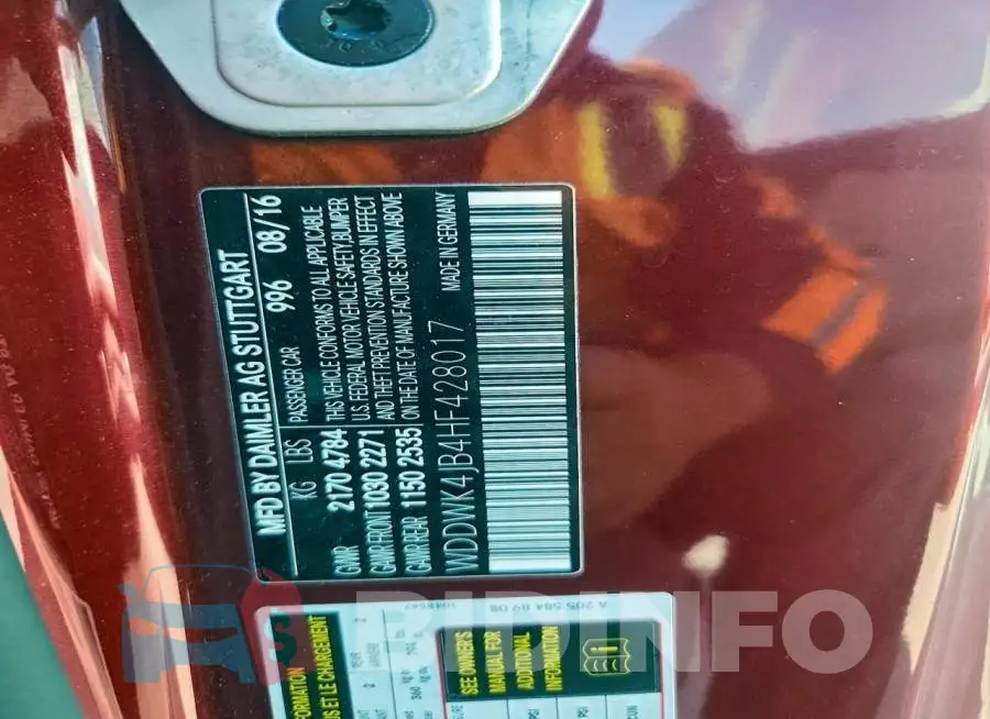 WDDWK4JB4HF428017 Photo# 13