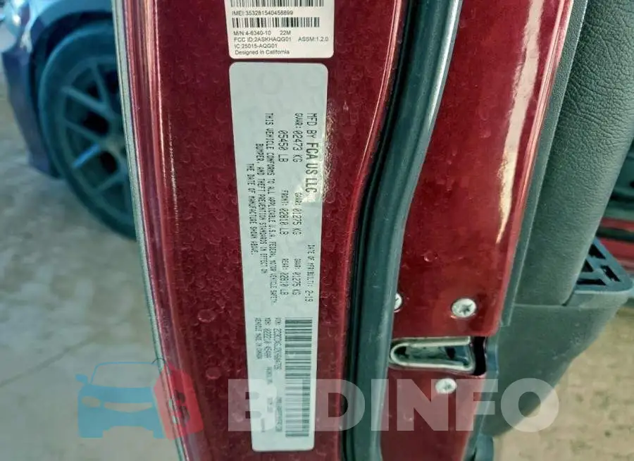 2C3CDXGJ2KH604726 Photo# 12