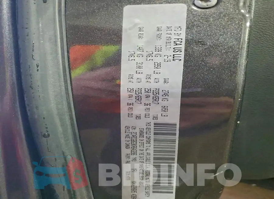 2C4RDGBG3KR643286 Photo# 13