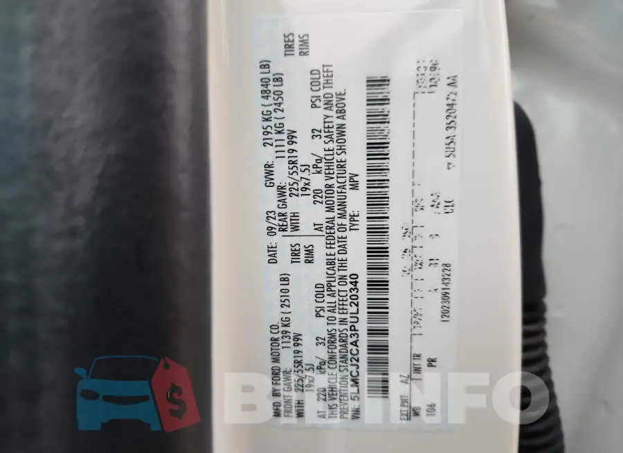 5LMCJ2CA3PUL20340 Photo# 13