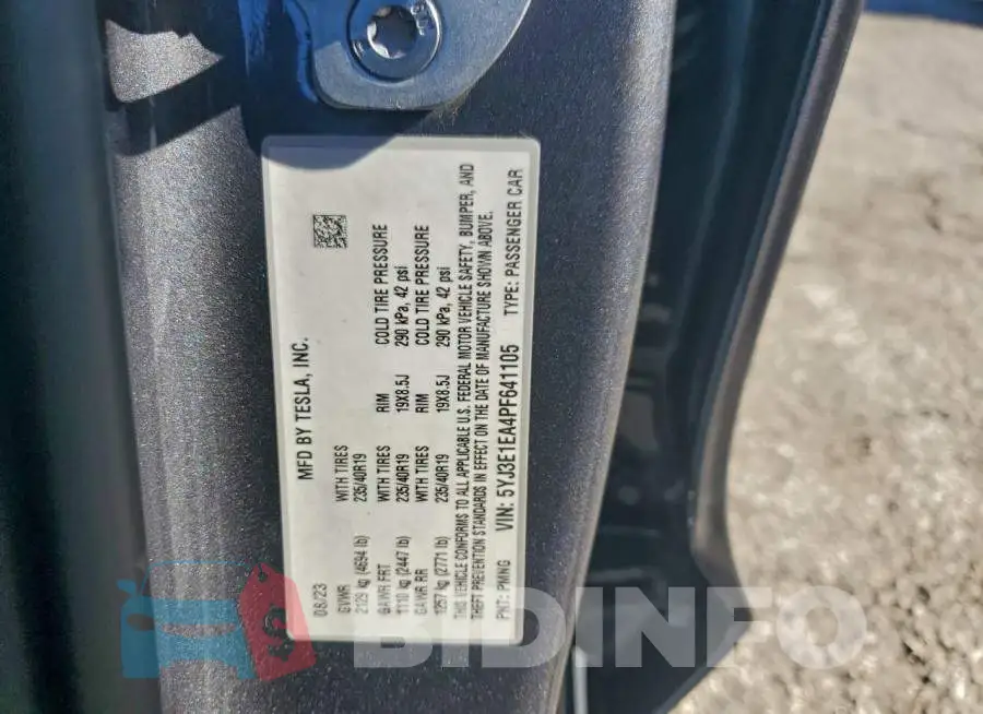 5YJ3E1EA4PF641105 Photo# 12