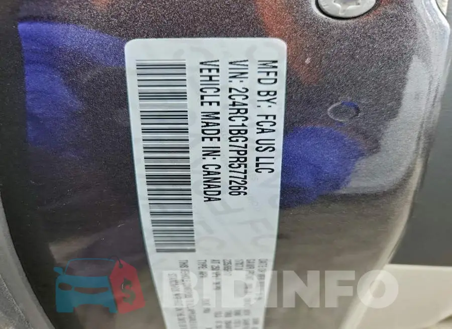 2C4RC1BG7PR577266 Photo# 13