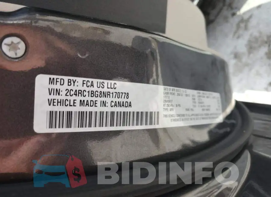 2C4RC1BG8NR170778 Photo# 13