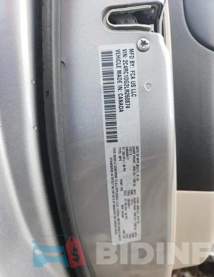 2C4RC1DG2LR260874 Photo# 13
