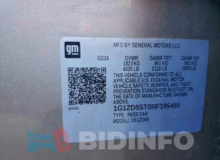 1G1ZD5ST0RF195455 Photo# 12