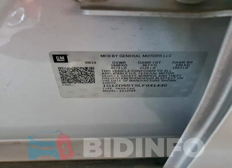 1G1ZD5ST5LF041430 Photo# 12