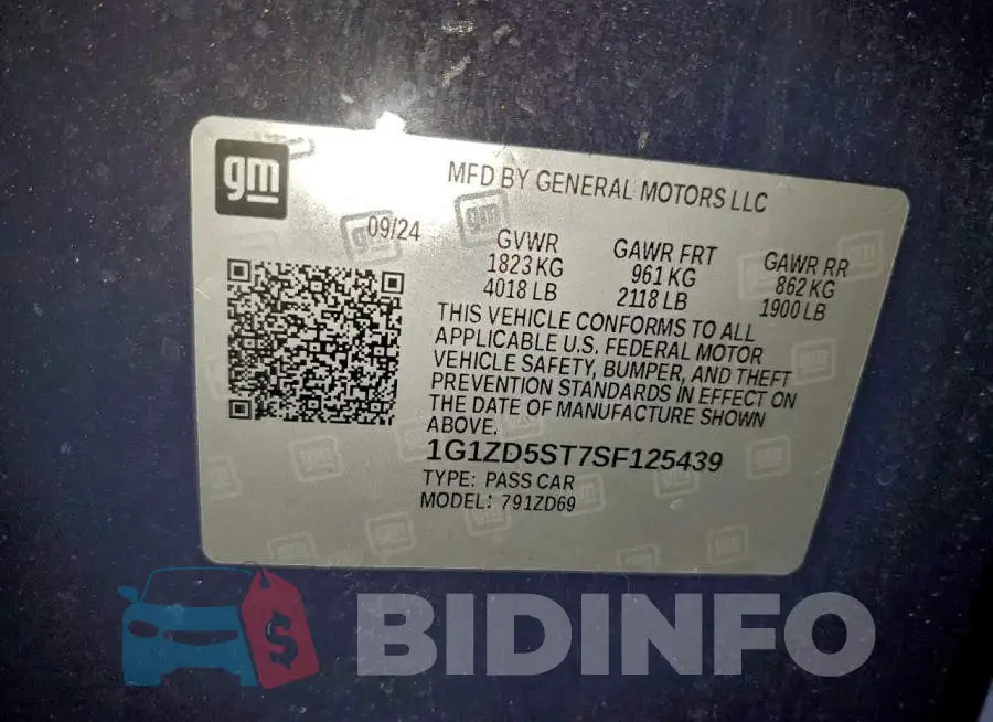 1G1ZD5ST7SF125439 Photo# 12