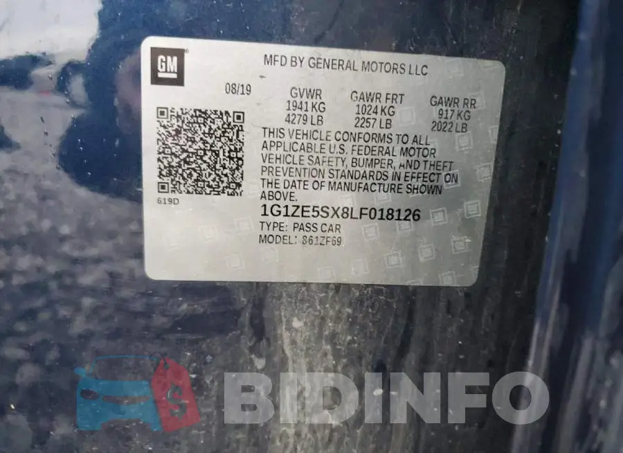 1G1ZE5SX8LF018126 Photo# 12