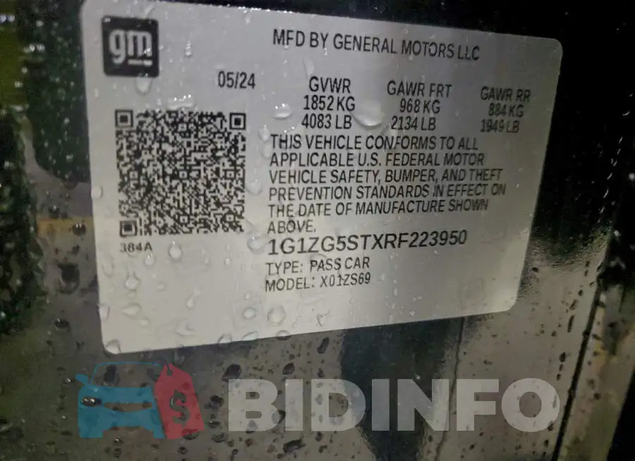 1G1ZG5STXRF223950 Photo# 13