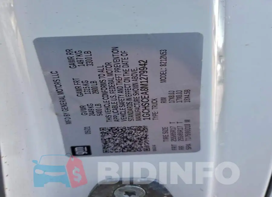 1GCHSCEA8M1279942 Photo# 12