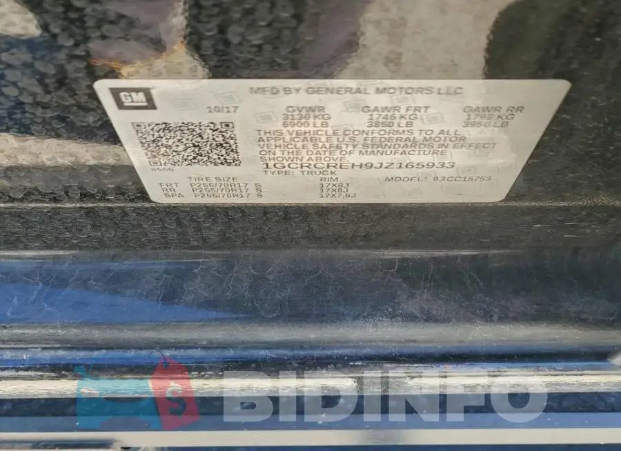 1GCRCREH9JZ165933 Photo# 12