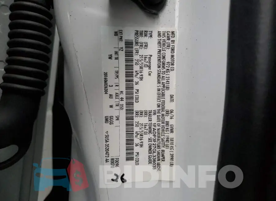 1FADP3F27GL336038 Photo# 12