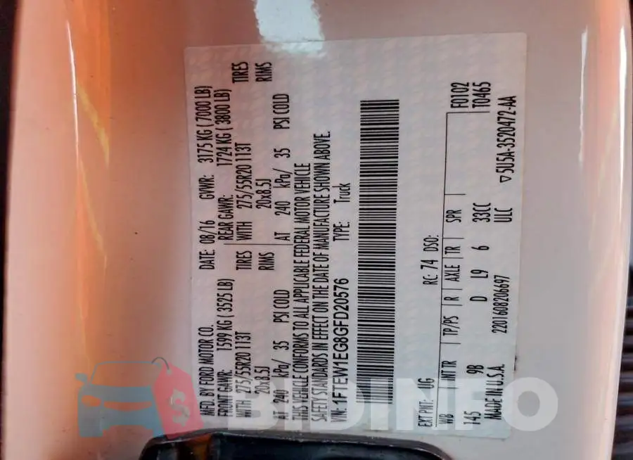 1FTEW1EG8GFD20576 Photo# 12