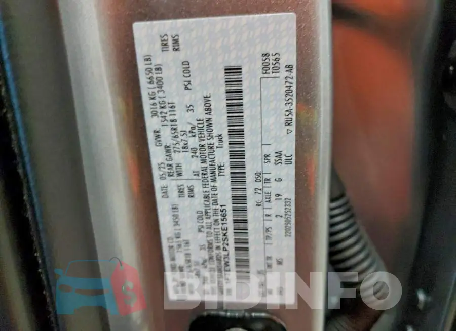 1FTEW3LP2SKE15651 Photo# 12
