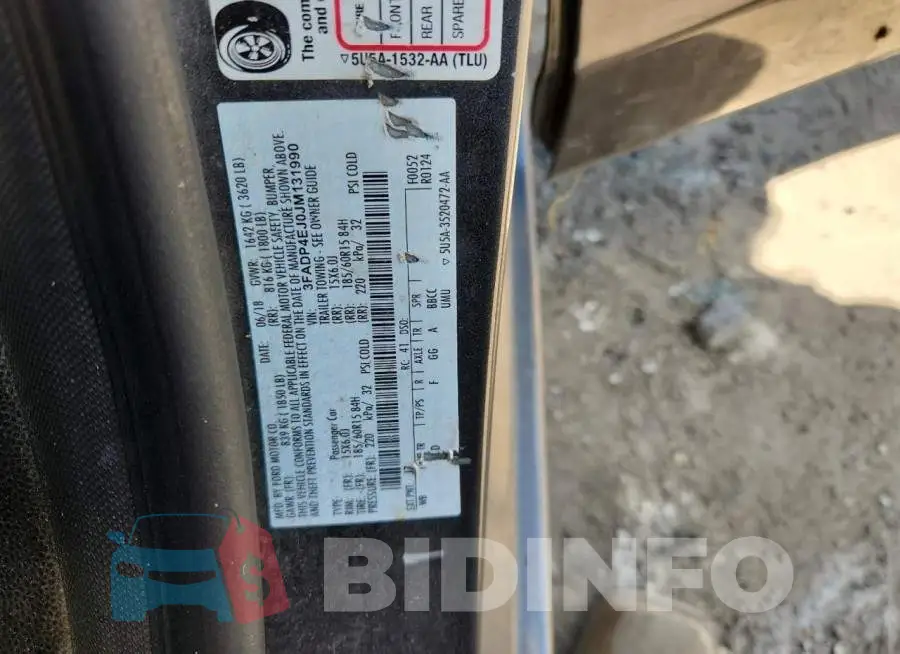 3FADP4EJ0JM131990 Photo# 12