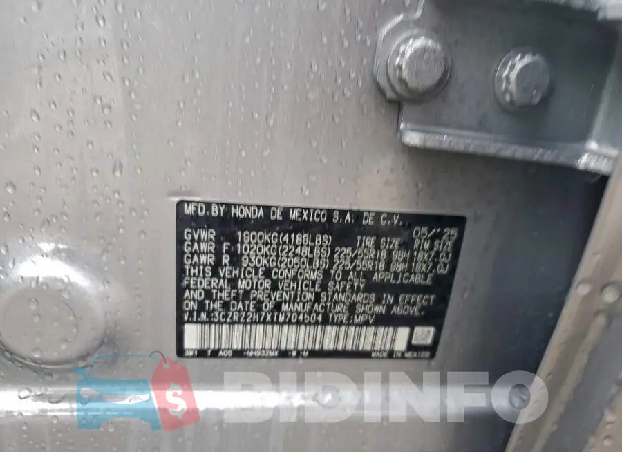 3CZRZ2H7XTM704504 Photo# 13