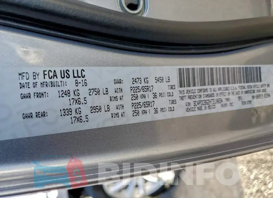 3C4PDCBG2HT510654 Photo# 13