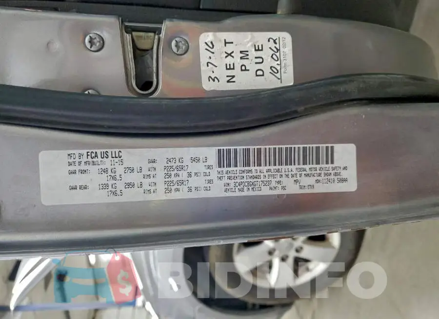 3C4PDCBGXGT175237 Photo# 13