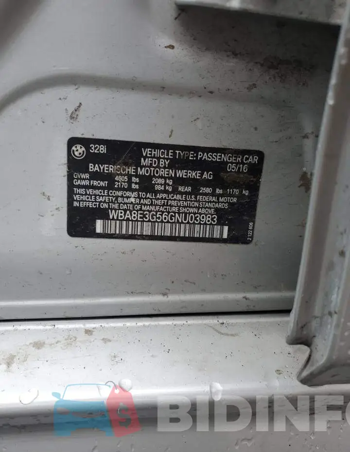 WBA8E3G56GNU03983 Photo# 12